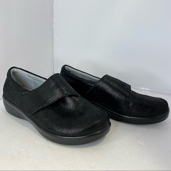 Alegria Womens Lauryn Slip On Shoes, Black Weave, 38EU (8 US) - Picture 1 of 5